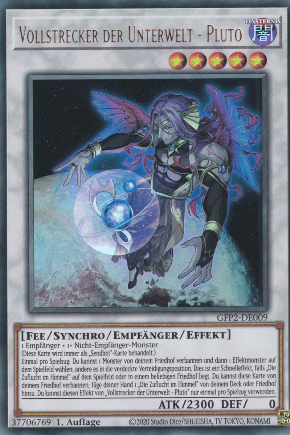 Vollstrecker der Unterwelt - Pluto GFP2-DE009 ist in Ultra Rare Yu-Gi-Oh Karte aus Ghosts from the Past The 2nd Haunting 1.Auflage