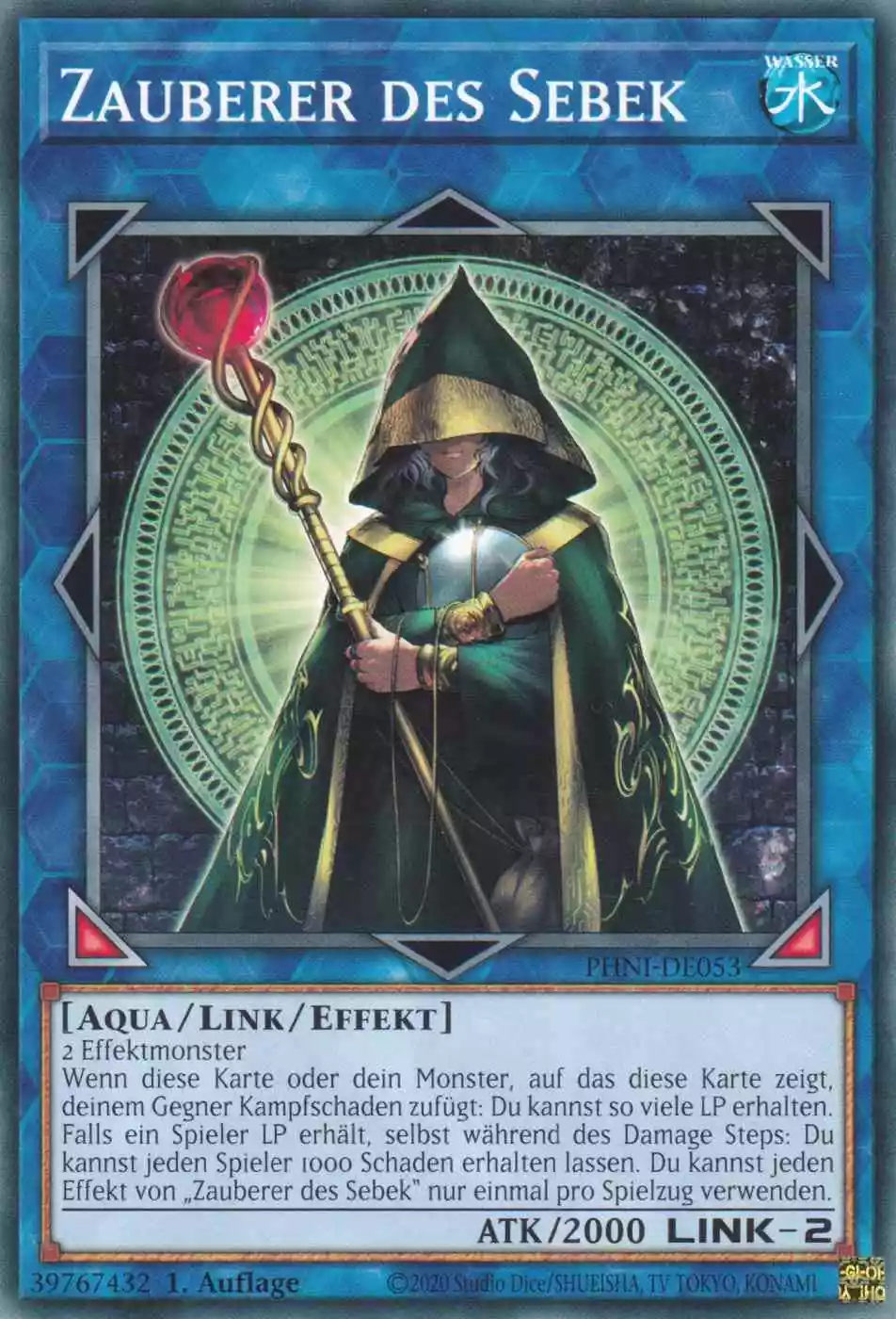 Zauberer des Sebek PHNI-DE053 ist in Common Yu-Gi-Oh Karte aus Phantom Nightmare 1.Auflage