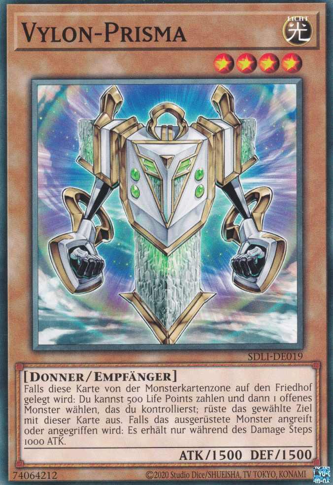 Vylon-Prisma SDLI-DE019 ist in Common Yu-Gi-Oh Karte aus Realm Of Light unlimitiert