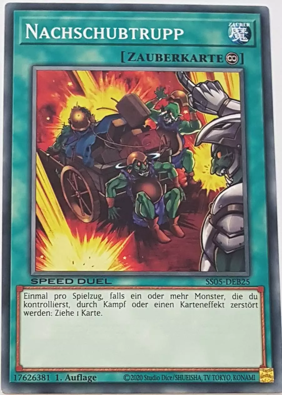 Nachschubtrupp SS05-DEB25 ist in Common Yu-Gi-Oh Karte aus Twisted Nightmares 1.Auflage