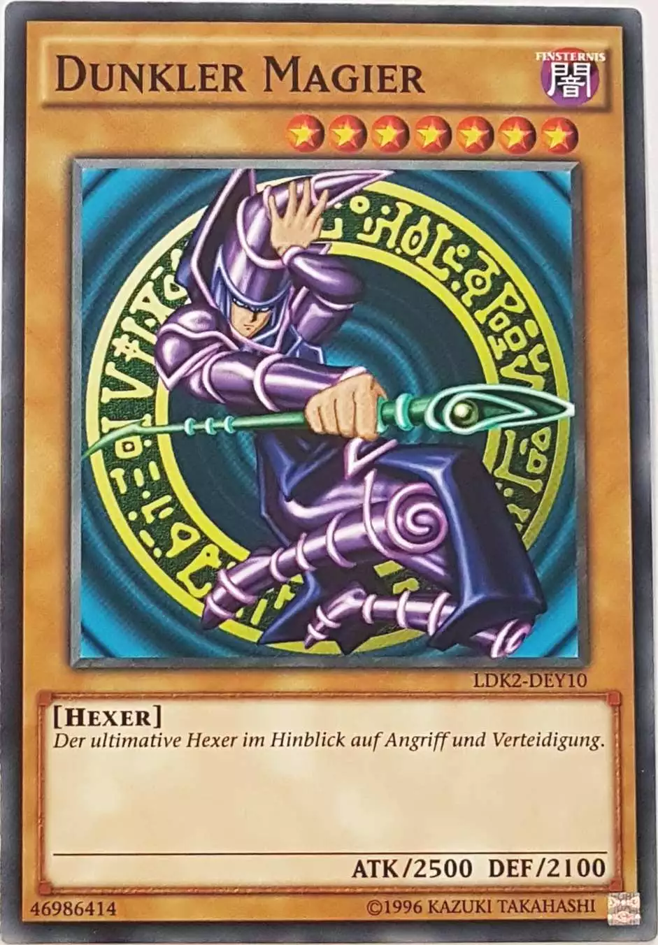 Dunkler Magier LDK2-DEY10 ist in Common Yu-Gi-Oh Karte aus Legendary Decks 2 