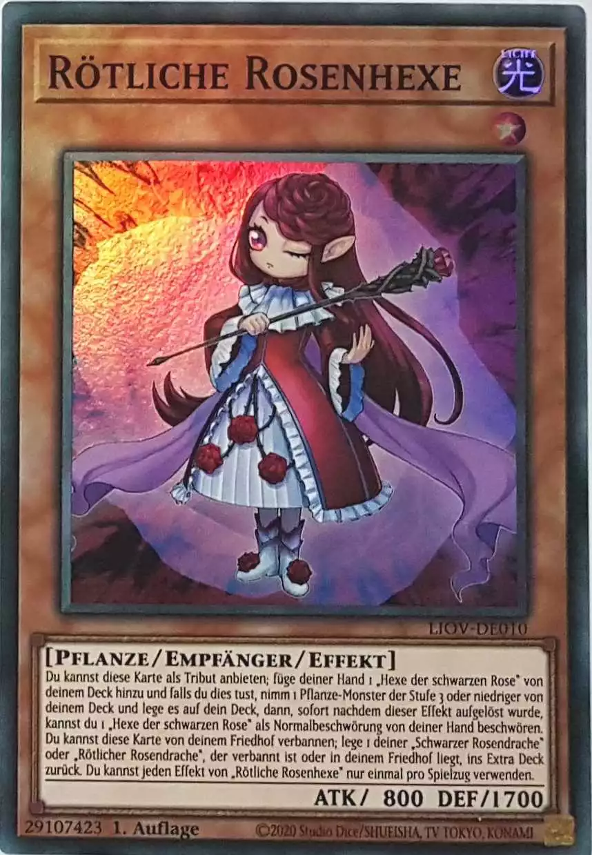 liov-de010-roetliche-rosenhexe-super-rare-lightning-overdrive Rötliche Rosenhexe LIOV-DE010 ist in Super Rare Yu-Gi-Oh Karte aus Lightning Overdrive 1.Auflage