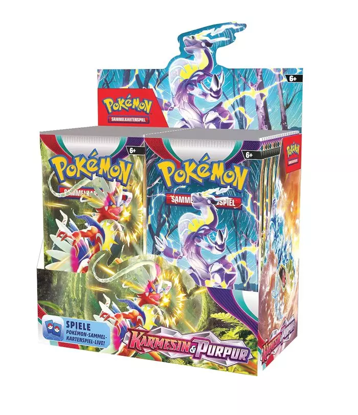 Pokemon Karmesin & Purpur KP01 Booster Display (36 Booster) - Deutsch