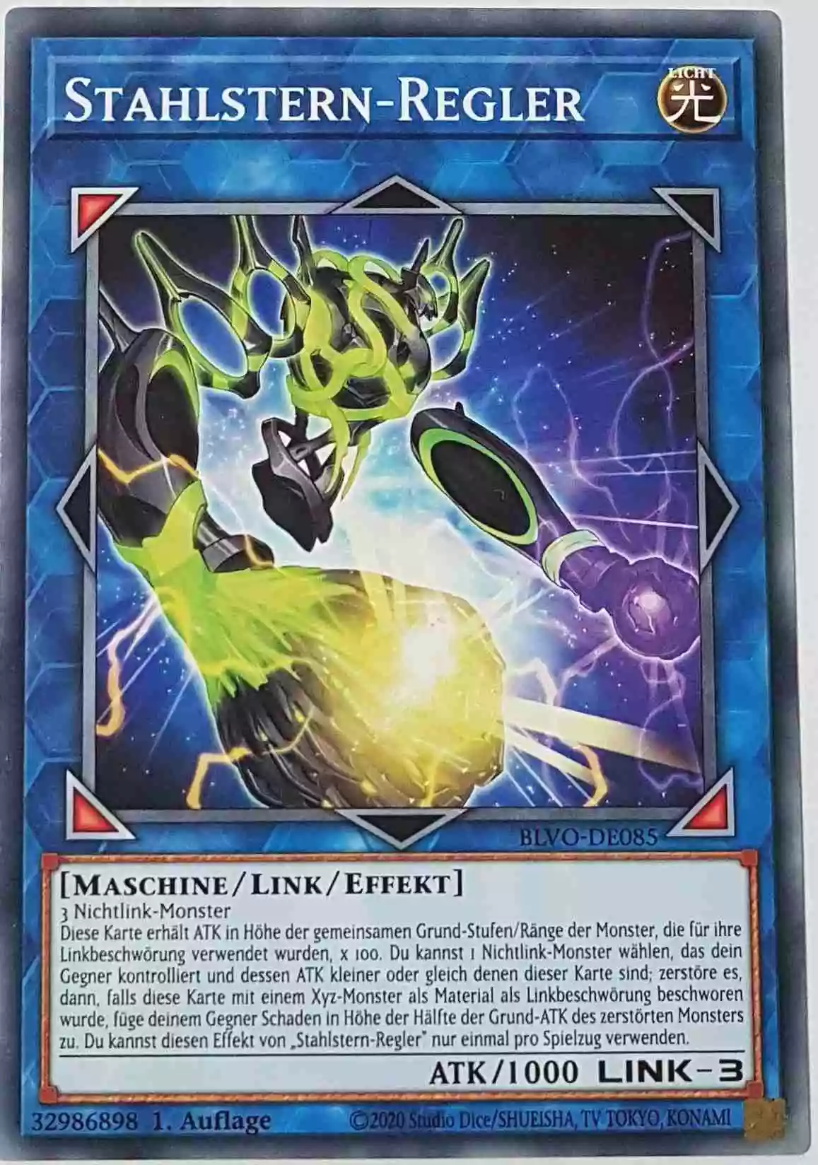 Stahlstern-Regler BLVO-DE085 ist in Common Yu-Gi-Oh Karte aus Blazing Vortex 1.Auflage