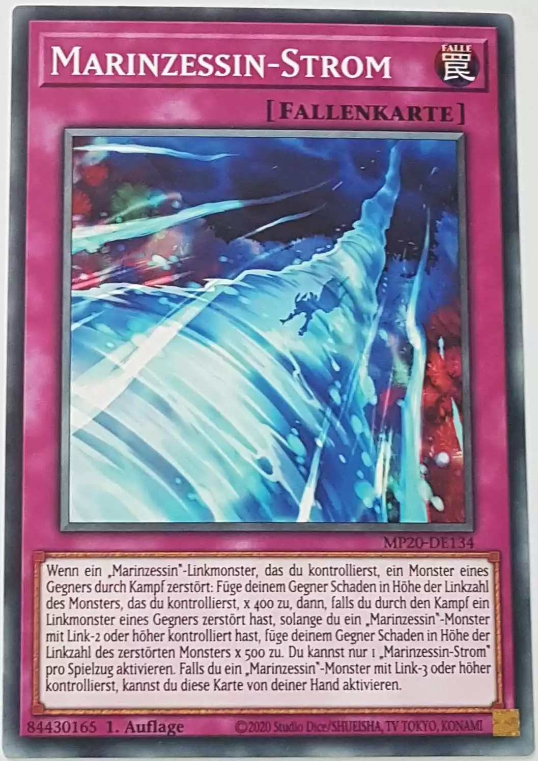 Marinzessin-Strom MP20-DE134 ist in Common Yu-Gi-Oh Karte aus 2020 Tin of Lost Memories 1.Auflage