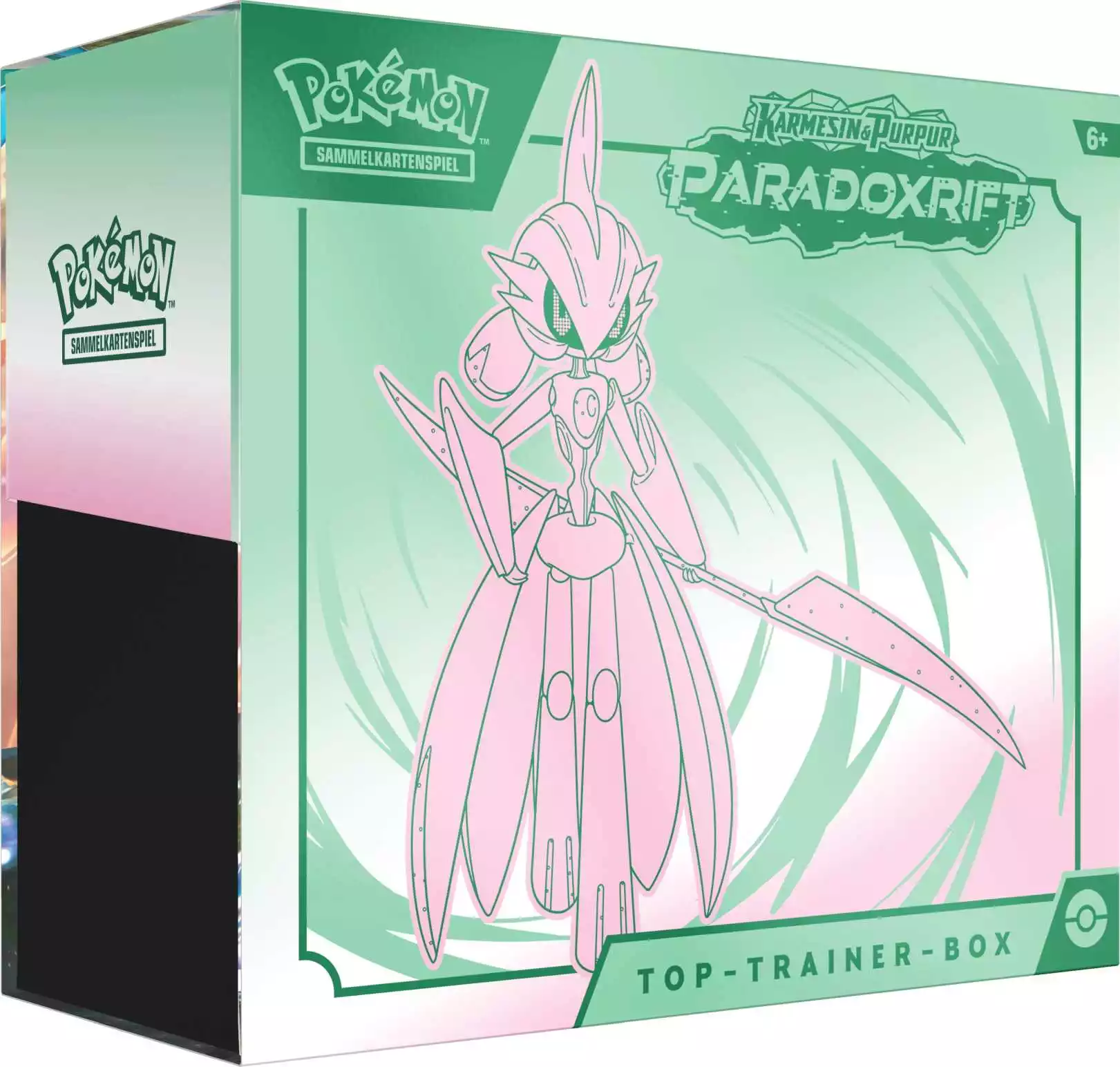 Pokemon Karmesin & Purpur Paradoxrift - Top Trainer Box Eisenkrieger - Deutsch