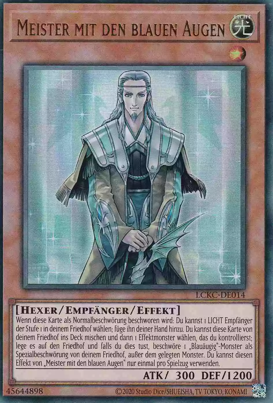 Meister mit den blauen Augen LCKC-DE014 ist in Ultra Rare Yu-Gi-Oh Karte aus Legendary Collection Kaiba unlimitiert