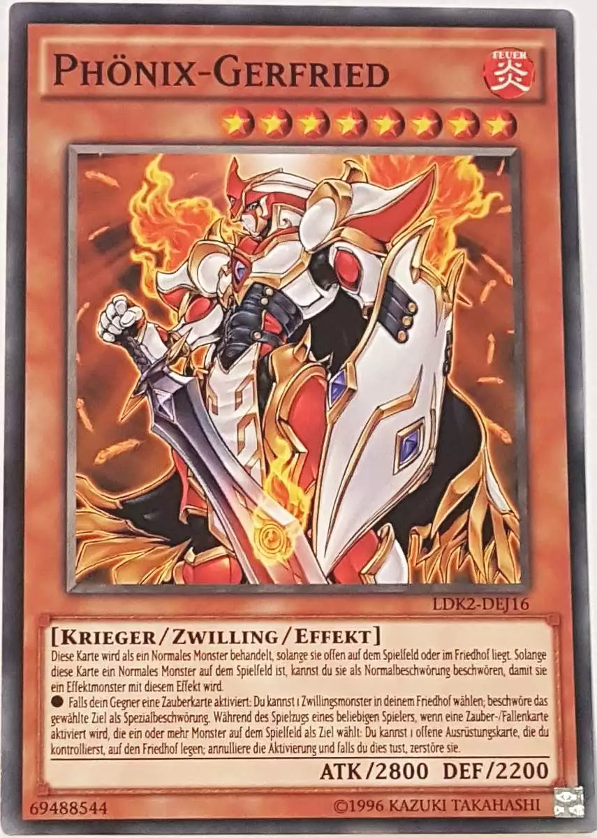 Phönix-Gerfried LDK2-DEJ16 ist in Common Yu-Gi-Oh Karte aus Legendary Decks 2 