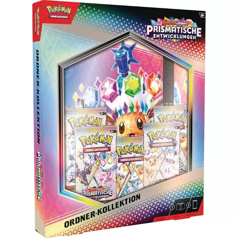 Pokemon - Scarlet & Violet - Prismatic Evolutions - Ordner Kollektion - Englisch