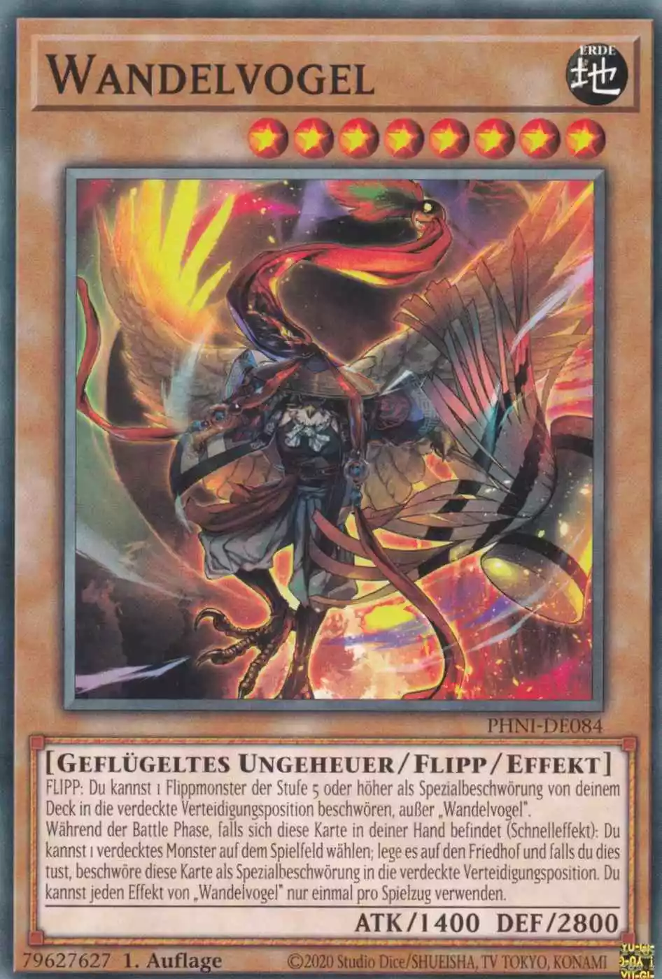 Wandelvogel PHNI-DE084 ist in Common Yu-Gi-Oh Karte aus Phantom Nightmare 1.Auflage