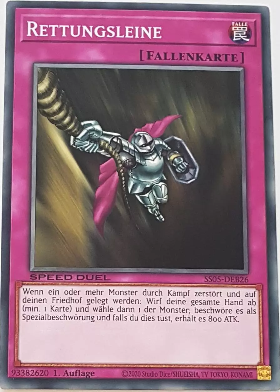 Rettungsleine SS05-DEB26 ist in Common Yu-Gi-Oh Karte aus Twisted Nightmares 1.Auflage