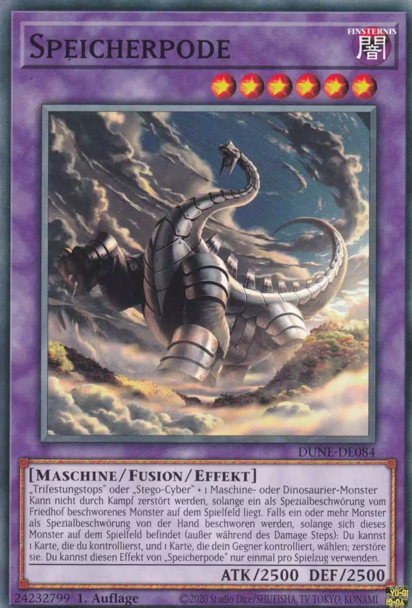 Speicherpode DUNE-DE084 ist in Common Yu-Gi-Oh Karte aus Duelist Nexus 1.Auflage