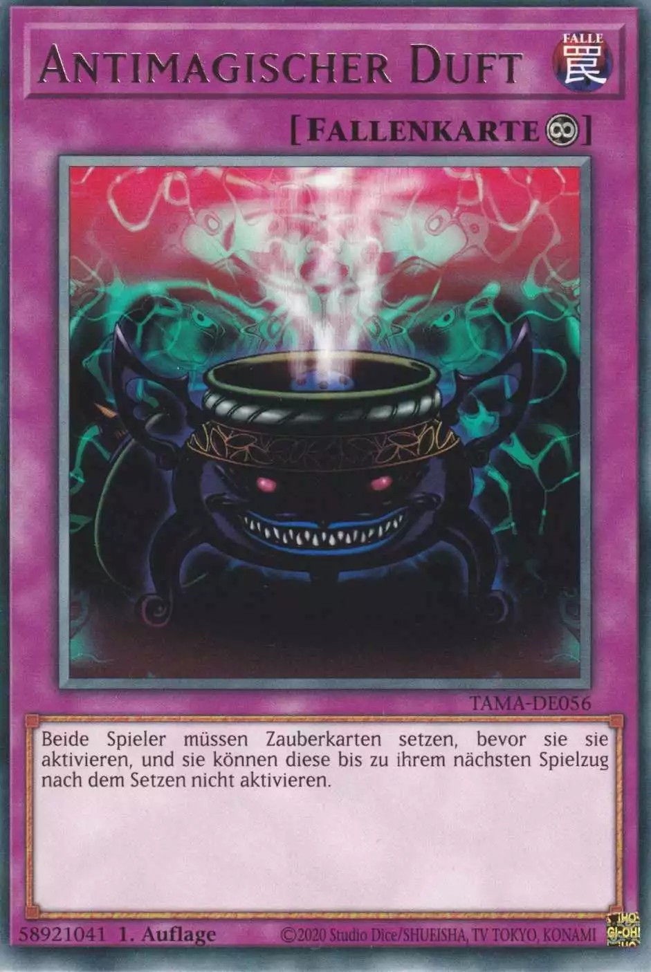 Antimagischer Duft TAMA-DE056 ist in Rare Yu-Gi-Oh Karte aus Tactical Masters 1.Auflage