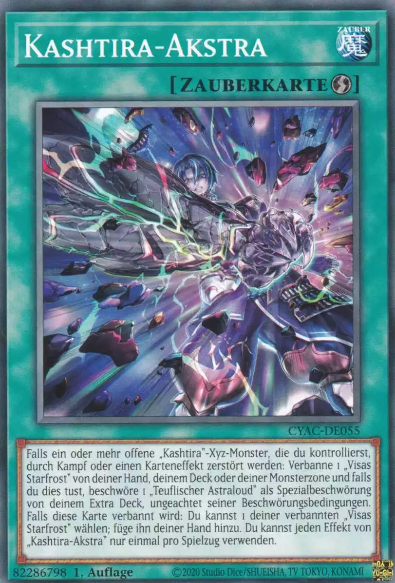 Kashtira-Akstra CYAC-DE055 ist in Common Yu-Gi-Oh Karte aus Cyberstorm Access 1.Auflage