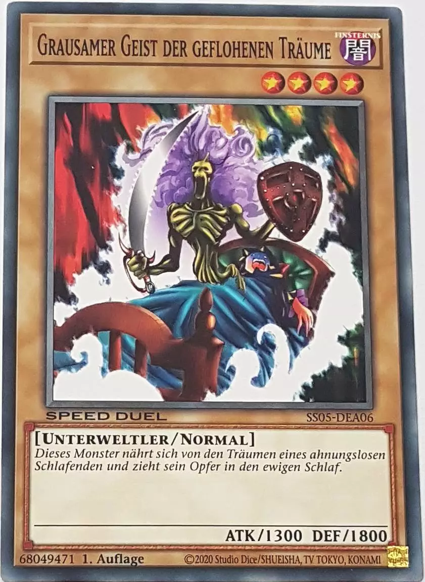 Grausamer Geist der geflohenen Träume SS05-DEA06 ist in Common Yu-Gi-Oh Karte aus Twisted Nightmares 1.Auflage