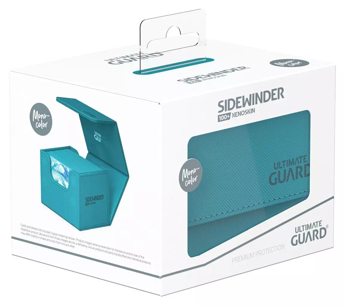 Ultimate Guard Sidewinder 100+ XenoSkin Monocolor Petrolblau