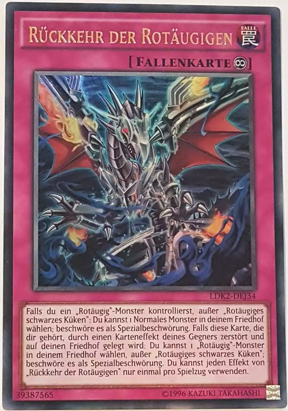 Rückkehr der Rotäugigen LDK2-DEJ34 ist in Ultra Rare Yu-Gi-Oh Karte aus Legendary Decks 2 