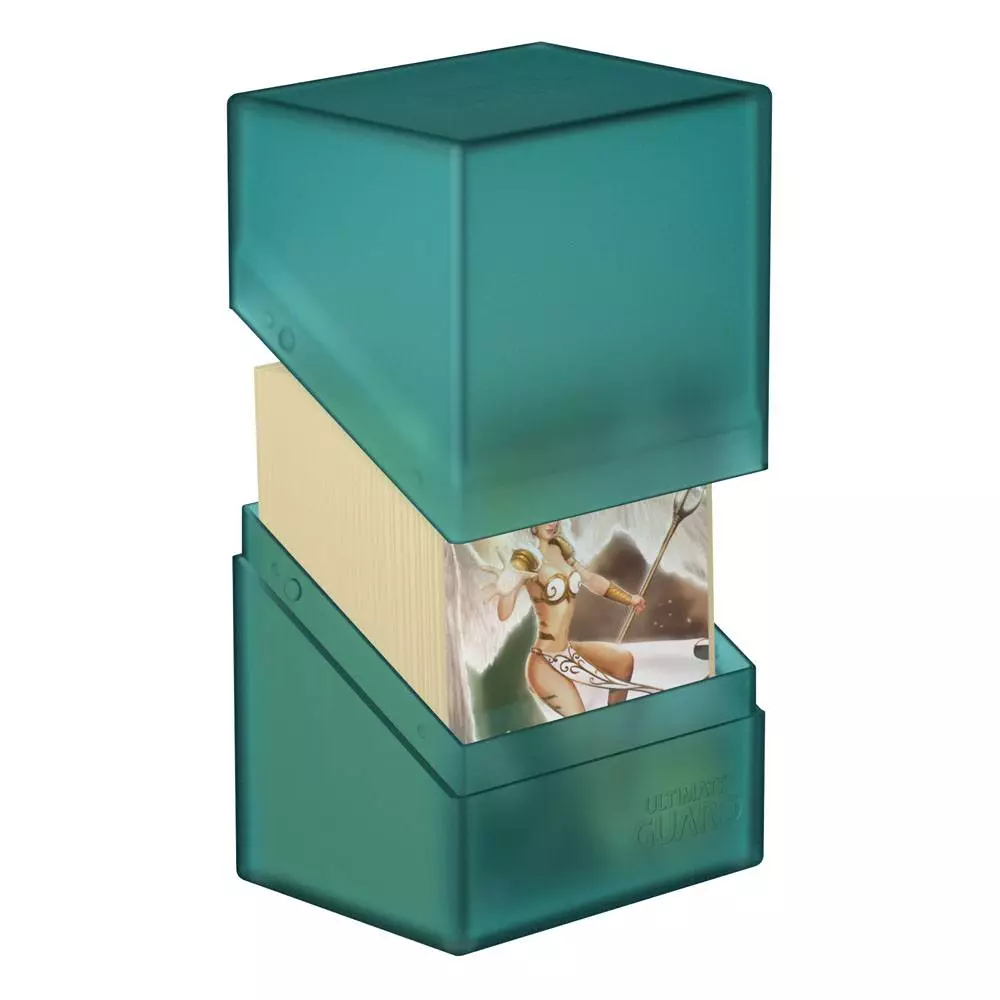 x_ugd010688_b Ultimate Guard Boulder Deck Case 80+ Malachite
