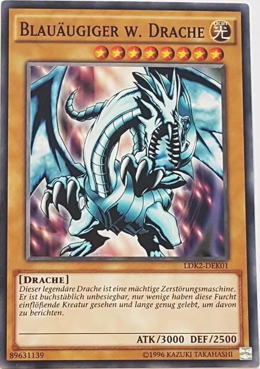 Blauäugiger w. Drache Version 2 LDK2-DEK01-2 ist in Common Yu-Gi-Oh Karte aus Legendary Decks 2 