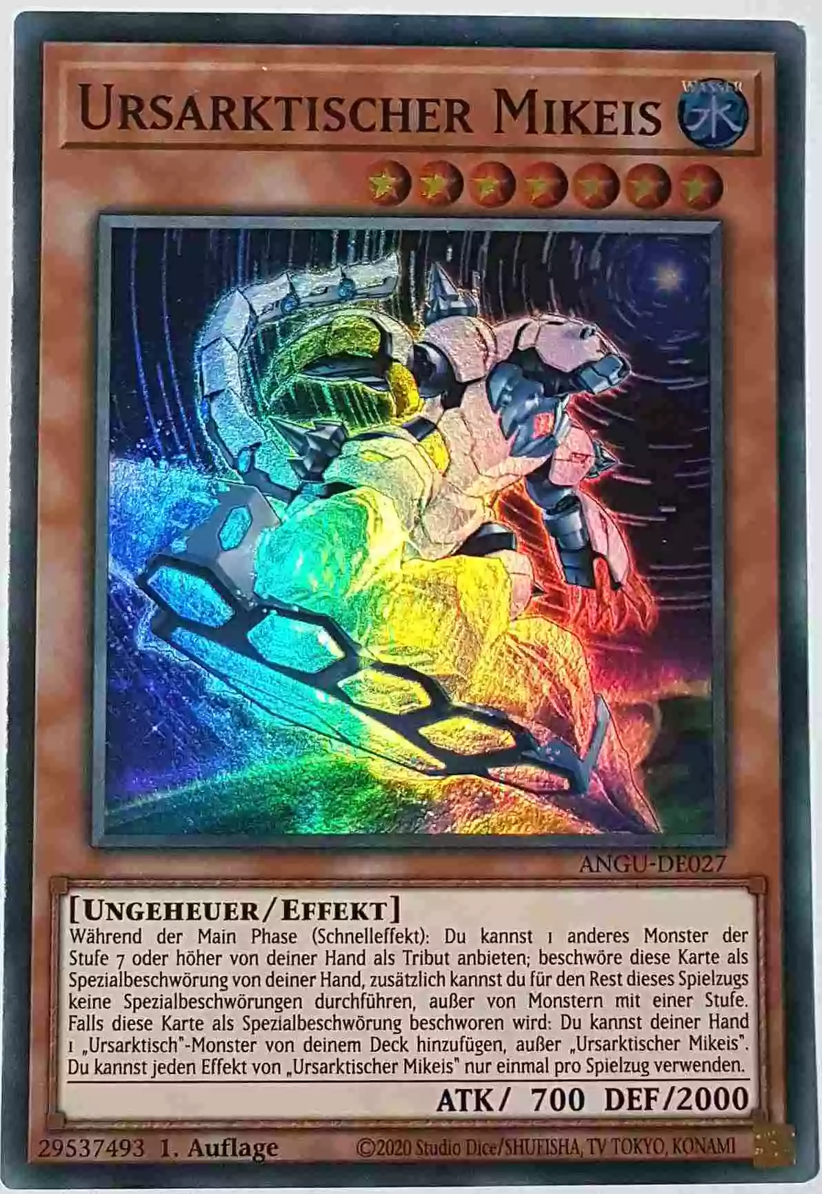 angu-de027-ursarktischer-mikeis-super-rare-ancient-guardians Ursarktischer Mikeis ANGU-DE027 ist in Super Rare Yu-Gi-Oh Karte aus Ancient Guardians 1.Auflage