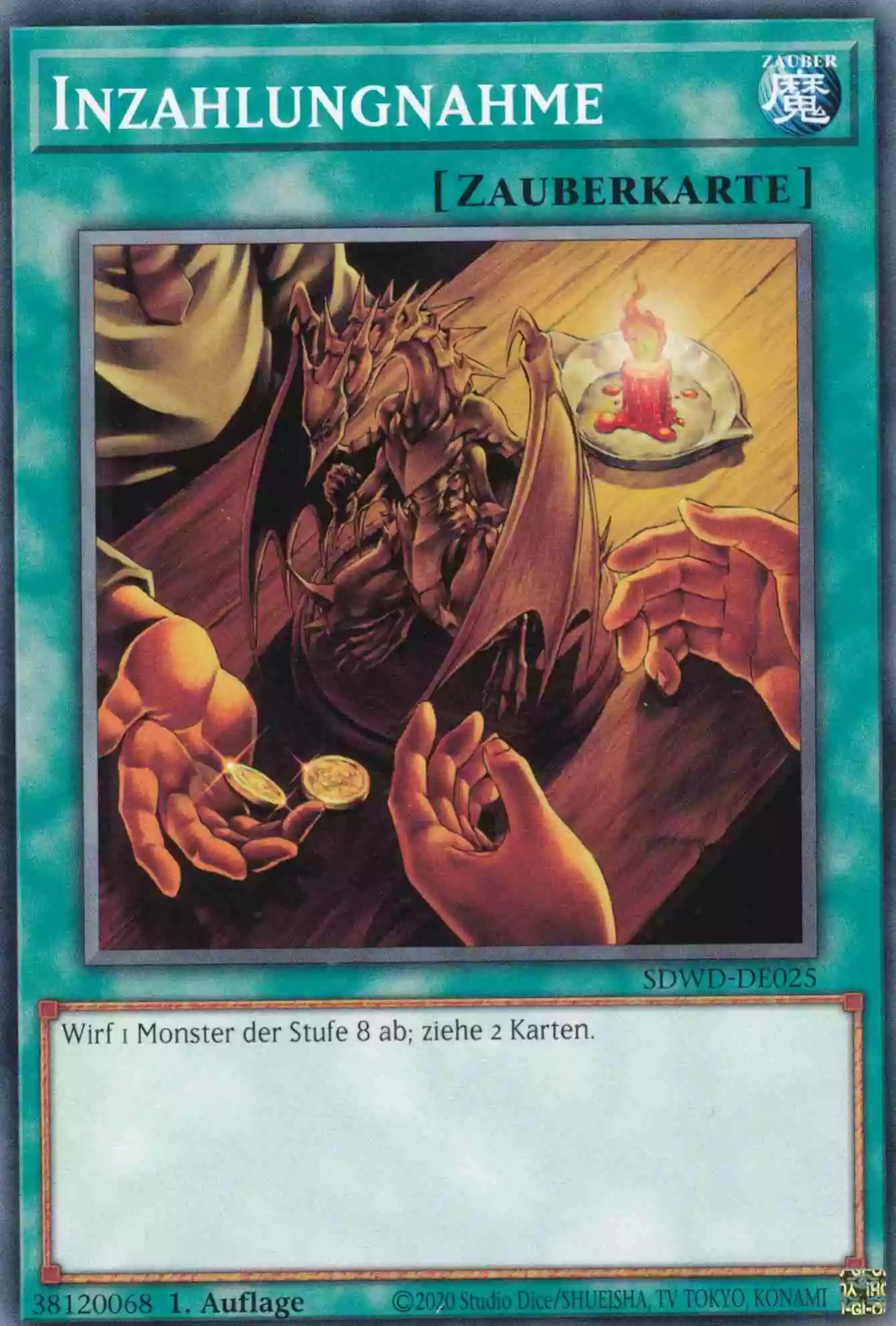 Inzahlungnahme SDWD-DE025 ist in Common Yu-Gi-Oh Karte aus Blue-Eyes White Destiny 1.Auflage