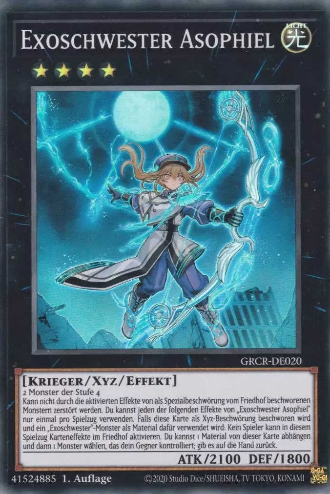 grcr-de020-exoschwester-asophiel-super-rare-the-grand-creators Exoschwester Asophiel GRCR-DE020 ist in Super Rare Yu-Gi-Oh Karte aus The Grand Creators 1.Auflage