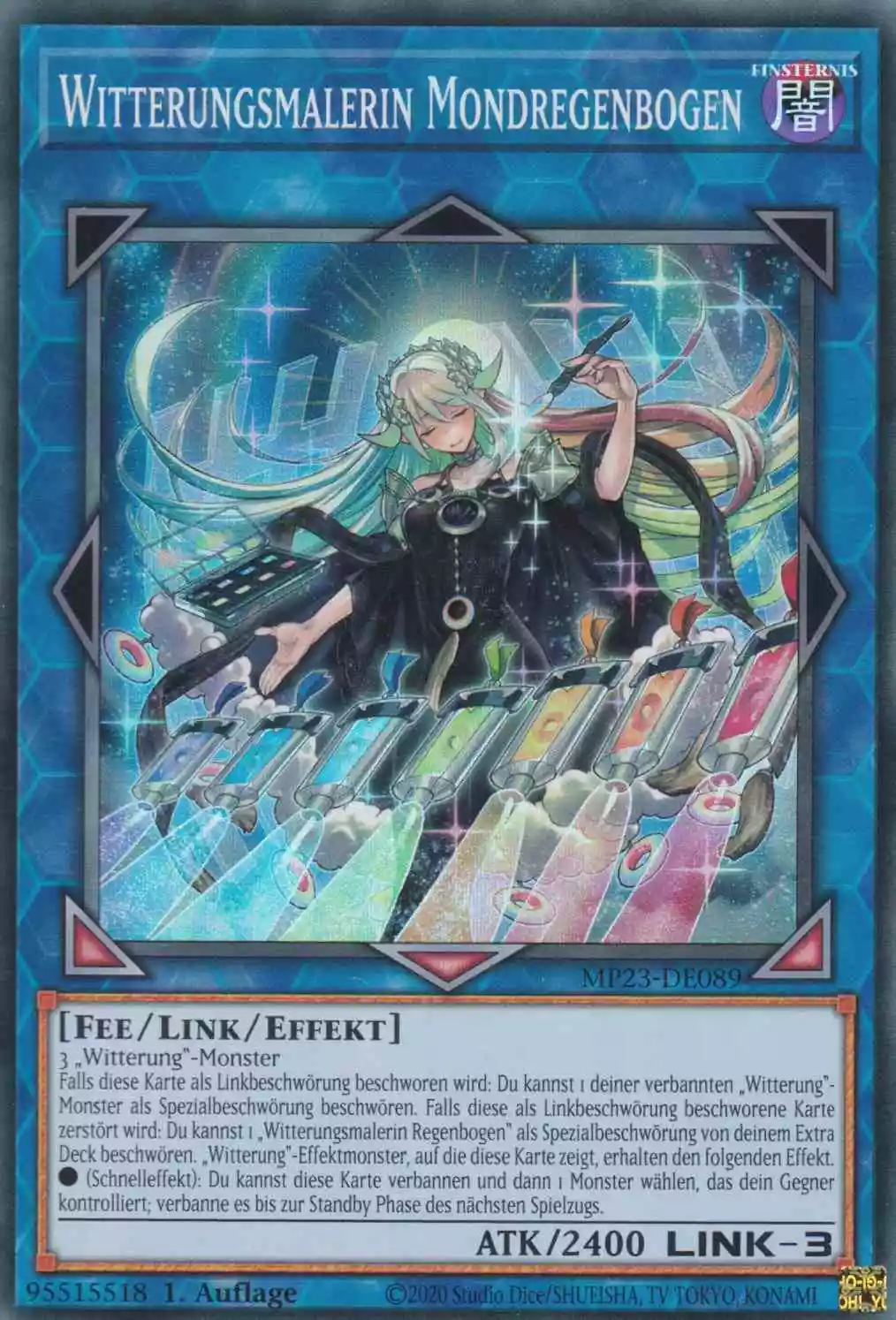 mp23-de089-witterungsmalerin-mondregenbogen-super-rare-25th-anniversary-tin-dueling-heroes Witterungsmalerin Mondregenbogen MP23-DE089 ist in Super Rare Yu-Gi-Oh Karte aus 25th Anniversary Tin Dueling Heroes 1.Auflage