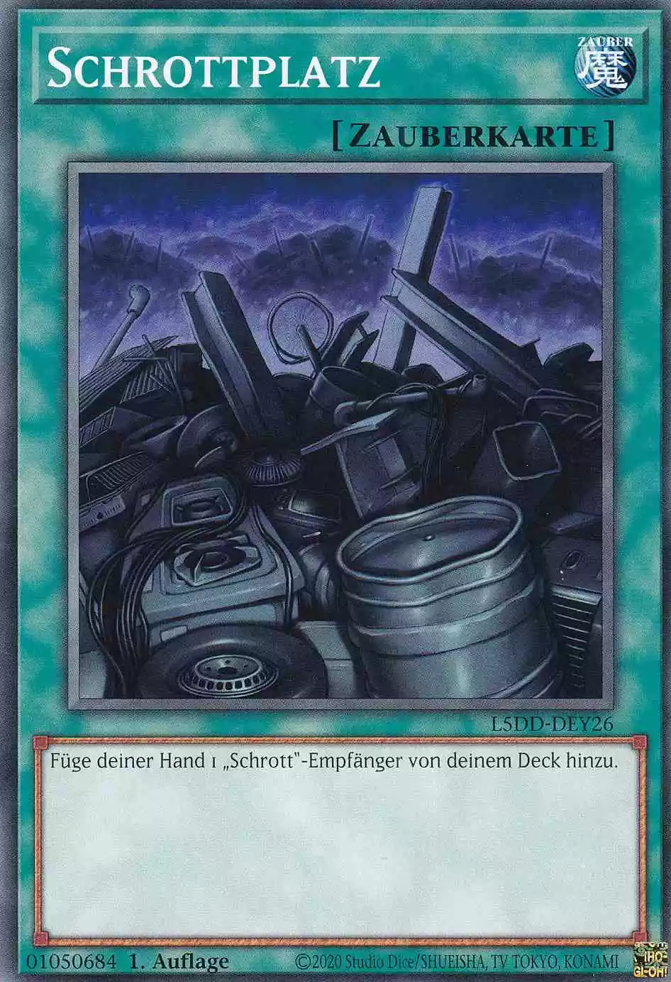 Schrottplatz L5DD-DEY26 ist in Common Yu-Gi-Oh Karte aus Legendary 5D’s Decks 1.Auflage