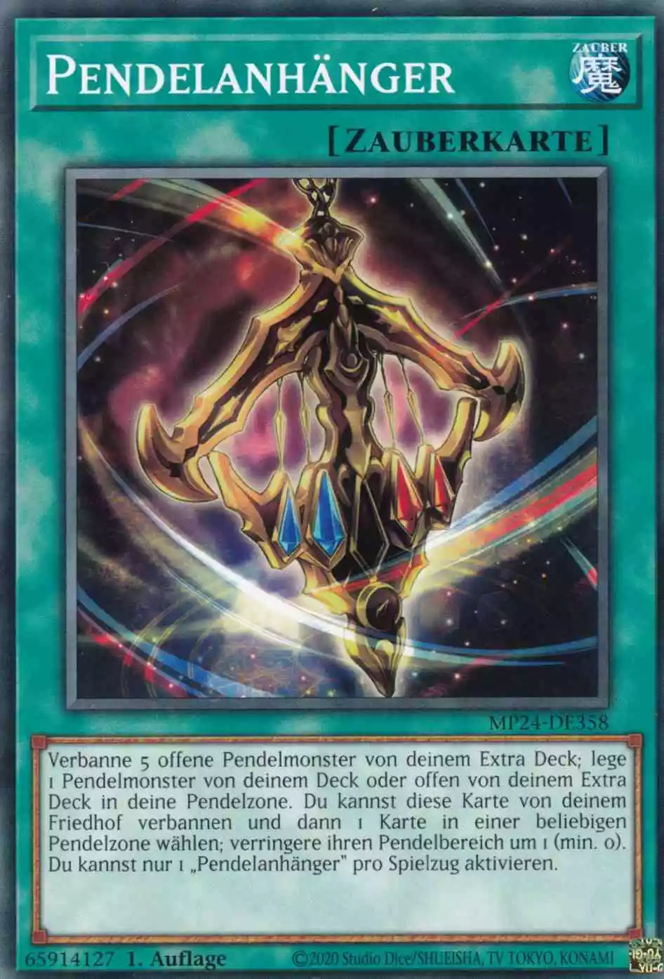 Pendelanhänger MP24-DE358 ist in Common Yu-Gi-Oh Karte aus 25th Anniversary Tin Dueling Mirrors 1.Auflage