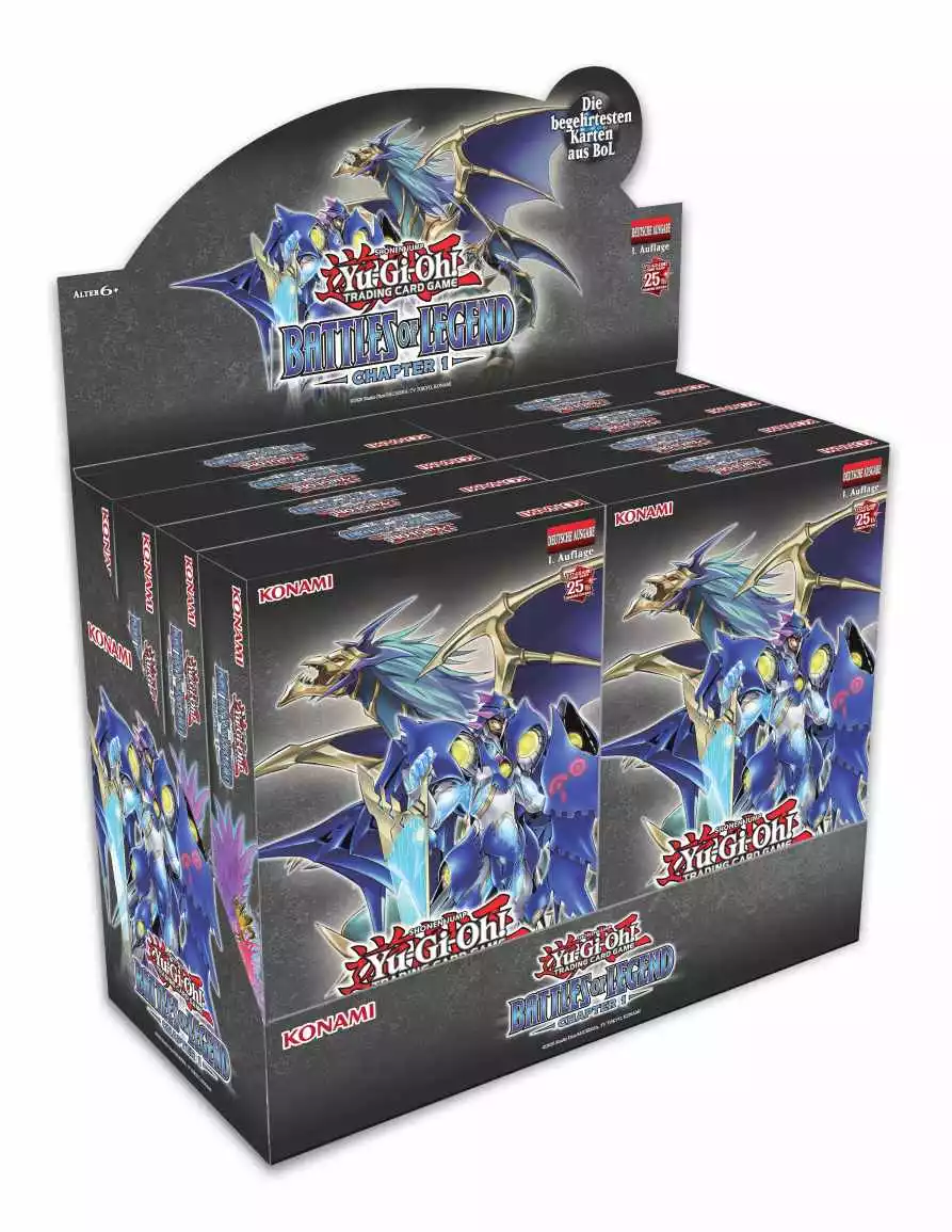 Yu-Gi-Oh! Battles of Legend Chapter 1 - Display mit 8 Boxen - Deutsch