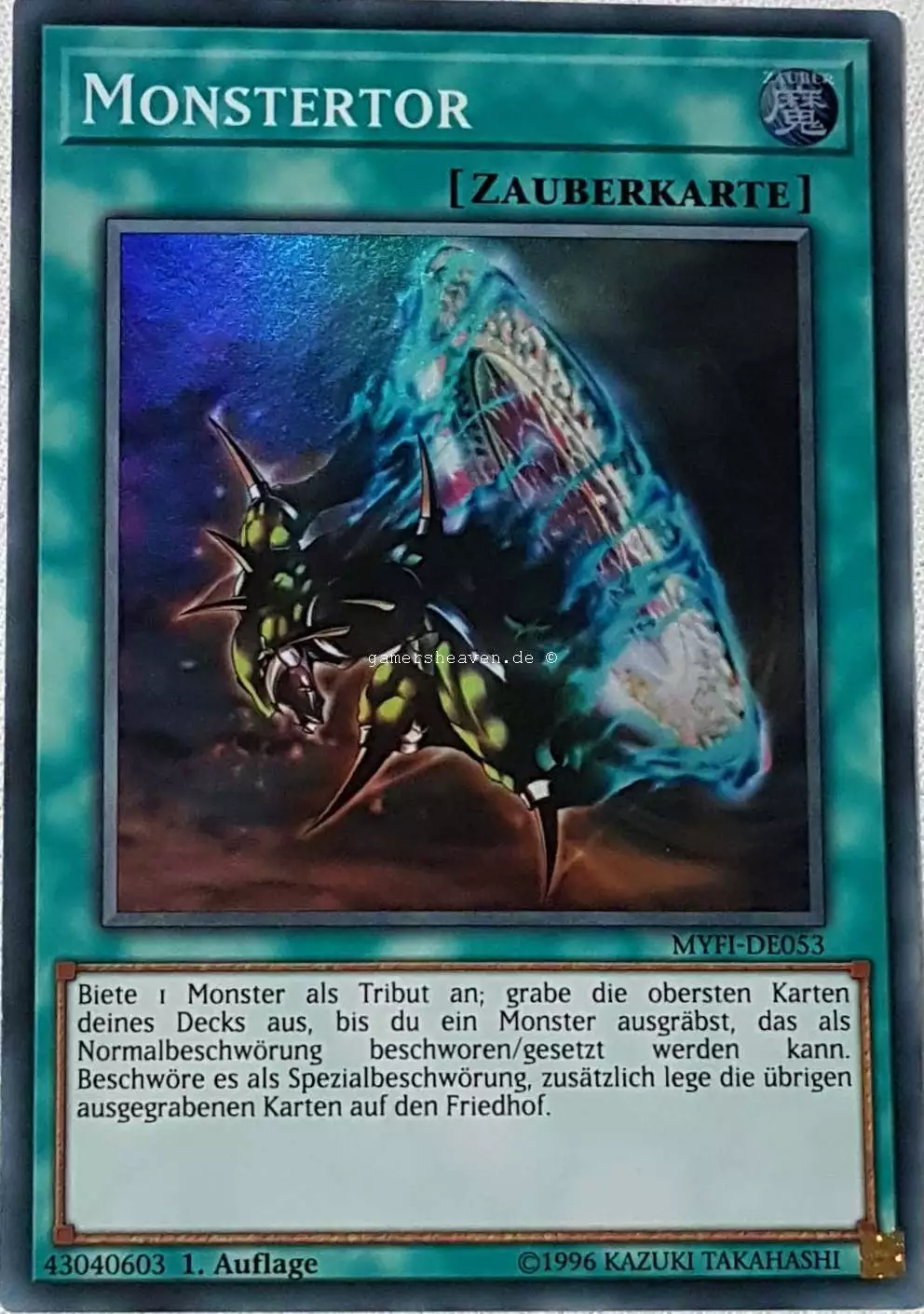 Monstertor MYFI-DE053 ist in Super Rare aus Mystic Fighters 1.Auflage