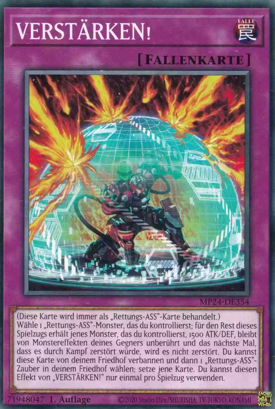 VERSTÄRKEN! MP24-DE354 ist in Common Yu-Gi-Oh Karte aus 25th Anniversary Tin Dueling Mirrors 1.Auflage