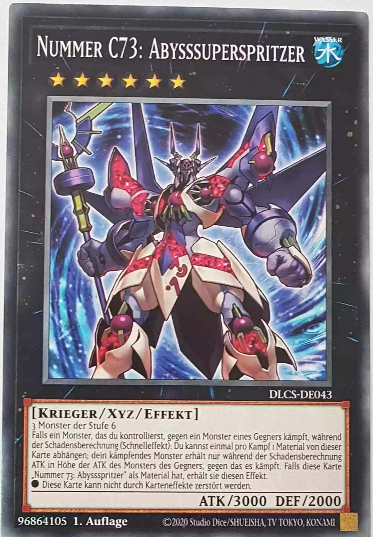 Nummer C73: Abysssuperspritzer DLCS-DE043 ist in Common Yu-Gi-Oh Karte aus Dragons of Legend The Complete Series 1.Auflage