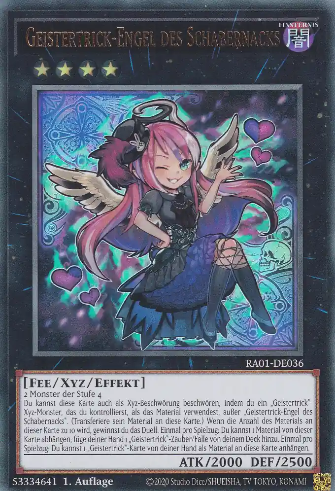 ra01-de036-ur-geistertrick-engel-des-schabernacks-ultra-rare-25th-anniversary-rarity-collection Geistertrick-Engel des Schabernacks RA01-DE036 ist in Ultra Rare Yu-Gi-Oh Karte aus 25th Anniversary Rarity Collection 1.Auflage