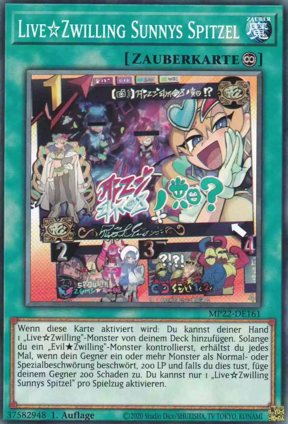 Live☆Zwilling Sunnys Spitzel MP22-DE161 ist in Common Yu-Gi-Oh Karte aus Tin of the Pharaoh’s Gods 1.Auflage