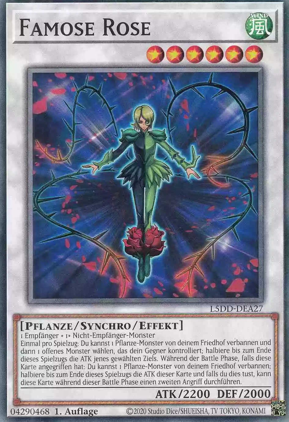 Famose Rose L5DD-DEA27 ist in Common Yu-Gi-Oh Karte aus Legendary 5D’s Decks 1.Auflage