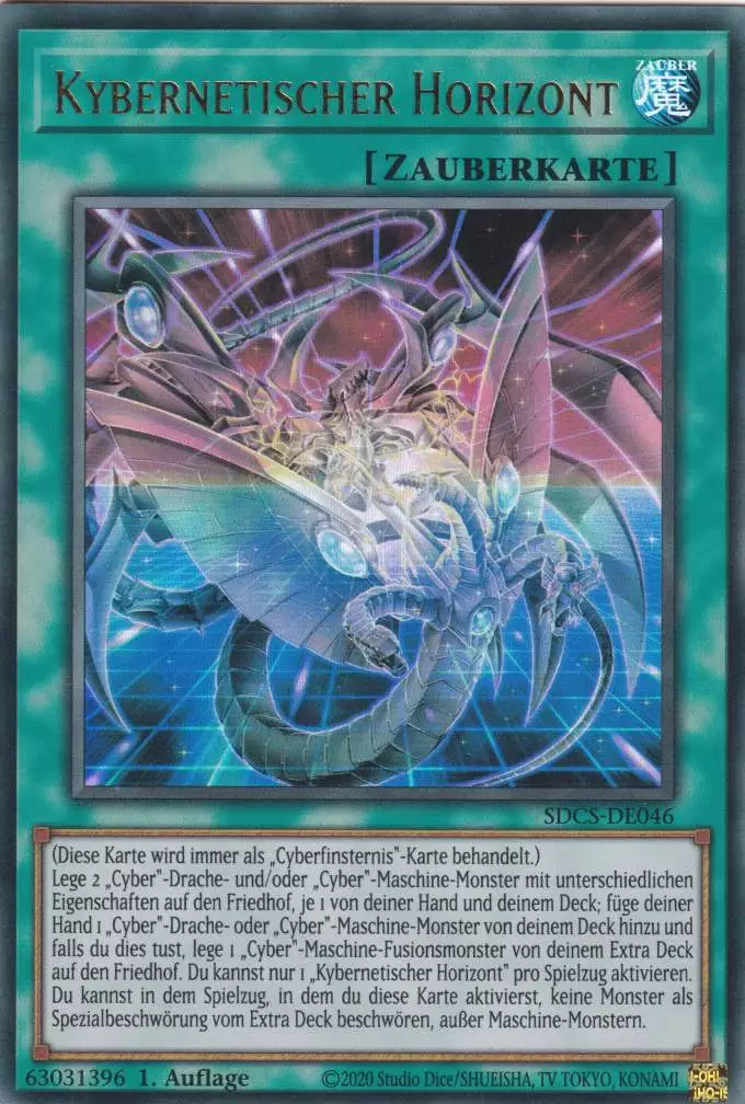 Kybernetischer Horizont SDCS-DE046 ist in Ultra Rare Yu-Gi-Oh Karte aus Cyber Strike 1.Auflage