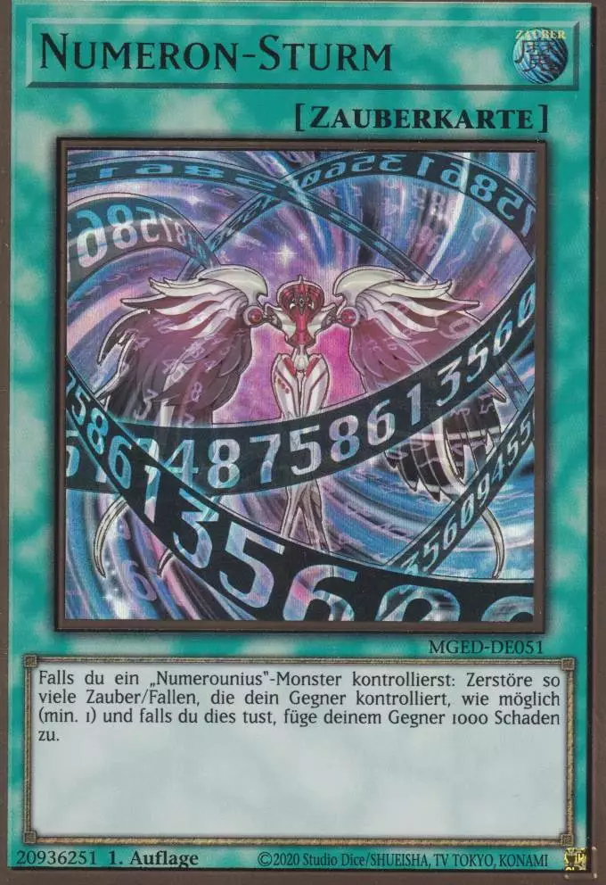 mged-de051-numeron-sturm-premium-gold-rare-maximum-gold-el-dorado Numeron-Sturm MGED-DE051 ist in Premium Gold Rare Yu-Gi-Oh Karte aus Maximum Gold El Dorado 1.Auflage