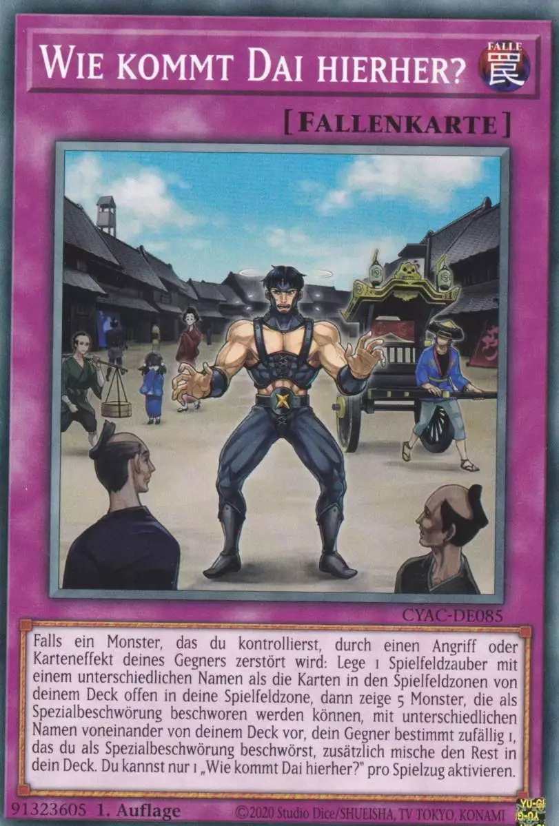 Wie kommt Dai hierher? CYAC-DE085 ist in Common Yu-Gi-Oh Karte aus Cyberstorm Access 1.Auflage