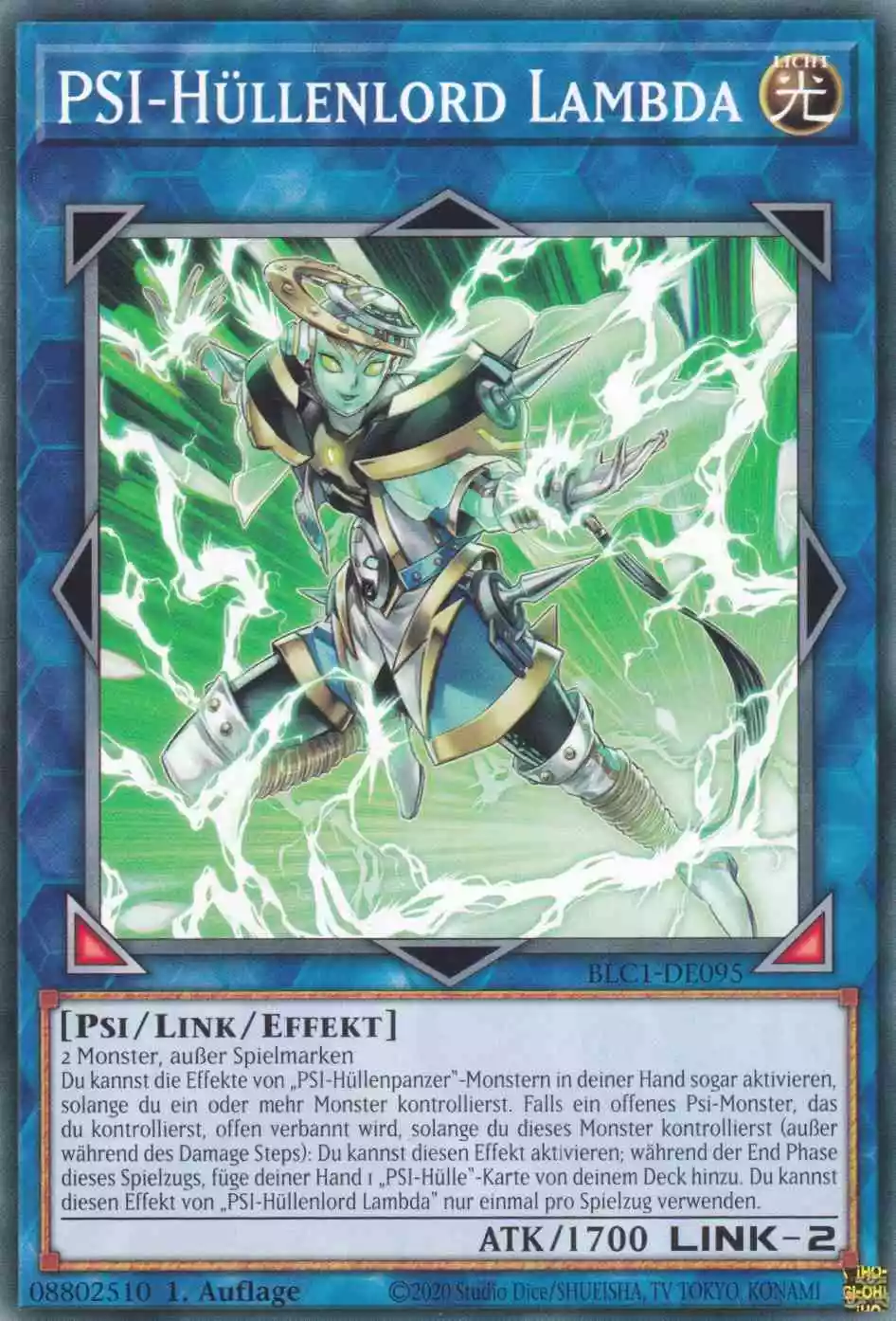 PSI-Hüllenlord Lambda BLC1-DE095 ist in Common Yu-Gi-Oh Karte aus Battles of Legend Chapter 1 1.Auflage