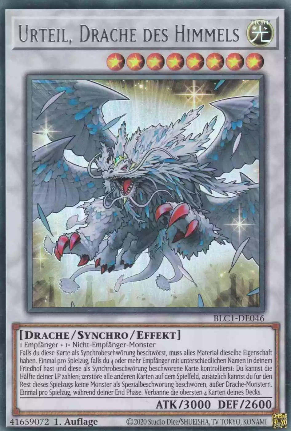 blc1-de046-s-urteil-drache-des-himmels-silber-ultra-rare-battles-of-legend-chapter-1 Urteil, Drache des Himmels BLC1-DE046 ist in Silber Ultra Rare Yu-Gi-Oh Karte aus Battles of Legend Chapter 1 1.Auflage