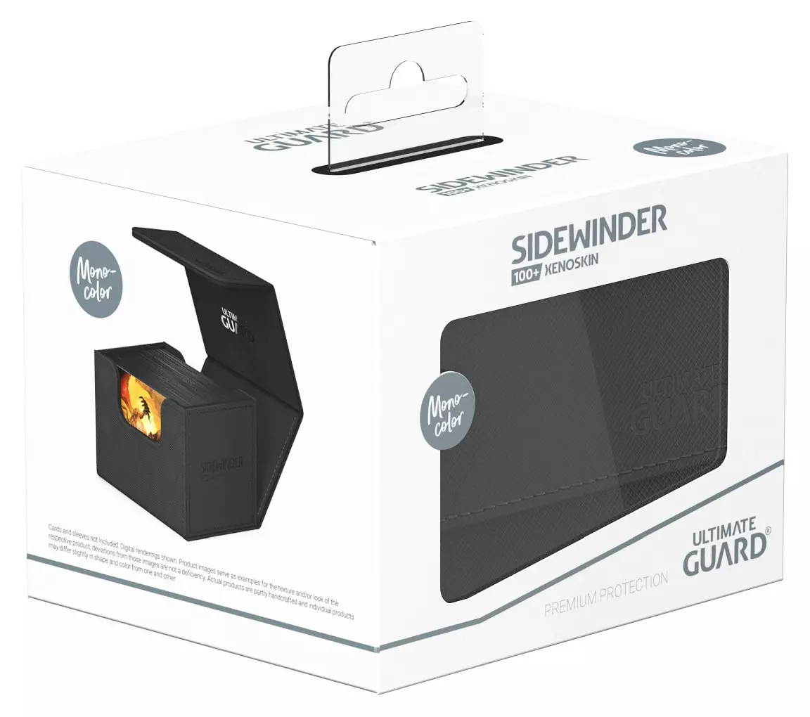 Ultimate Guard Sidewinder 100+ XenoSkin Monocolor Schwarz