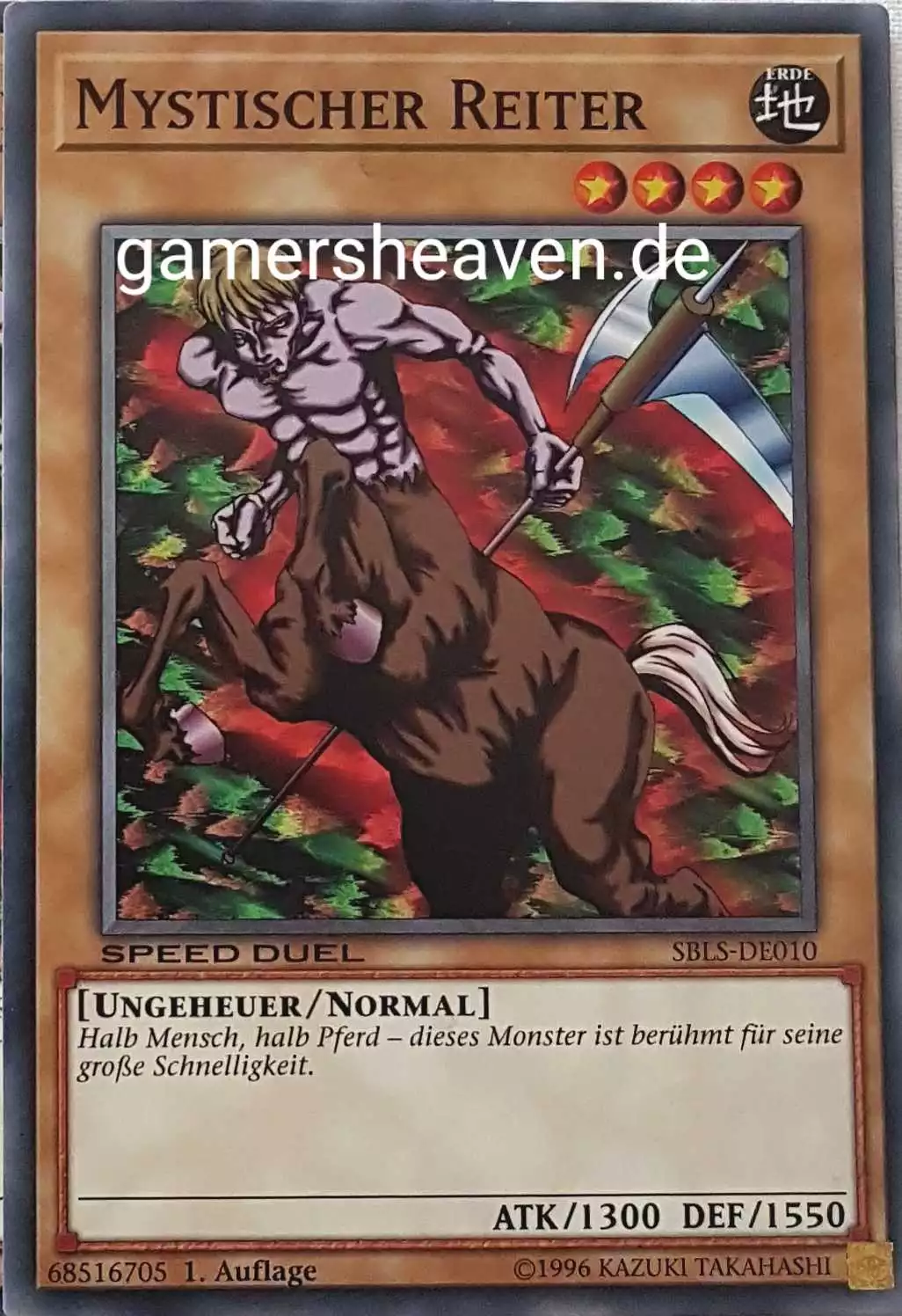 Mystischer Reiter SBLS-DE010 ist in Common Yu-Gi-Oh Karte aus Speed Duel Arena of Lost Souls 1. Auflage