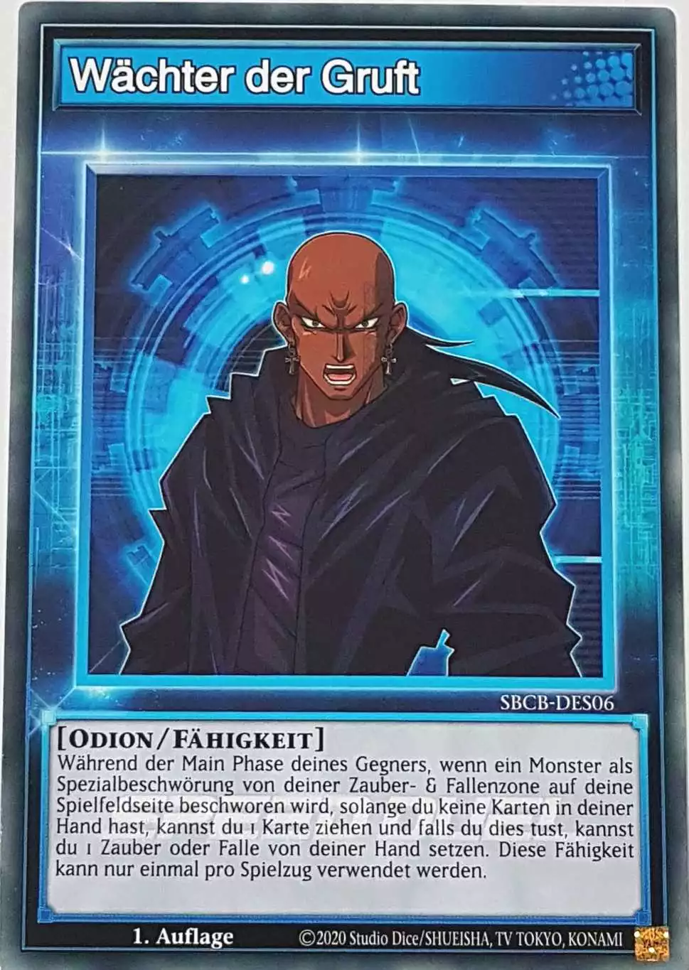 sbcb-des06-waechter-der-gruft-common Wächter der Gruft SBCB-DES06 ist in Common Yu-Gi-Oh Karte aus Speed Duel Battle City Box 1. Auflage