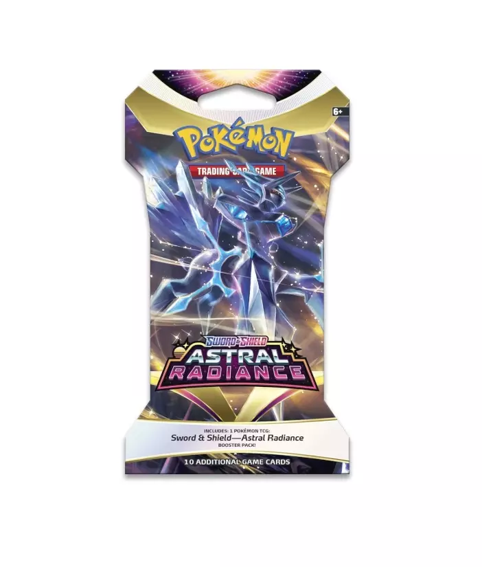 Pokemon Sword & Shield 10 Astral Radiance Sleeved Booster Englisch