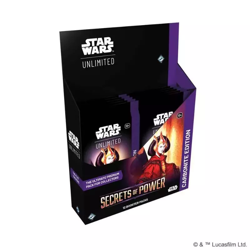 Star Wars: Unlimited - Secrets of Power - Carbonite Display (12 Booster) - Englisch Star Wars: Unlimited - Secrets of Power - Carbonite Display (12 Booster) - Englisch