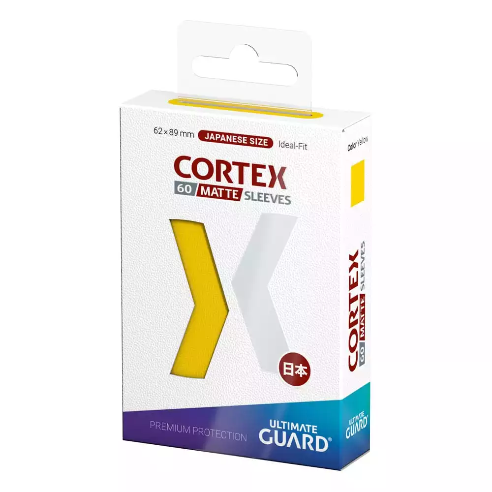 Ultimate Guard Cortex Sleeves Japanische Größe - Matt-Gelb (60)