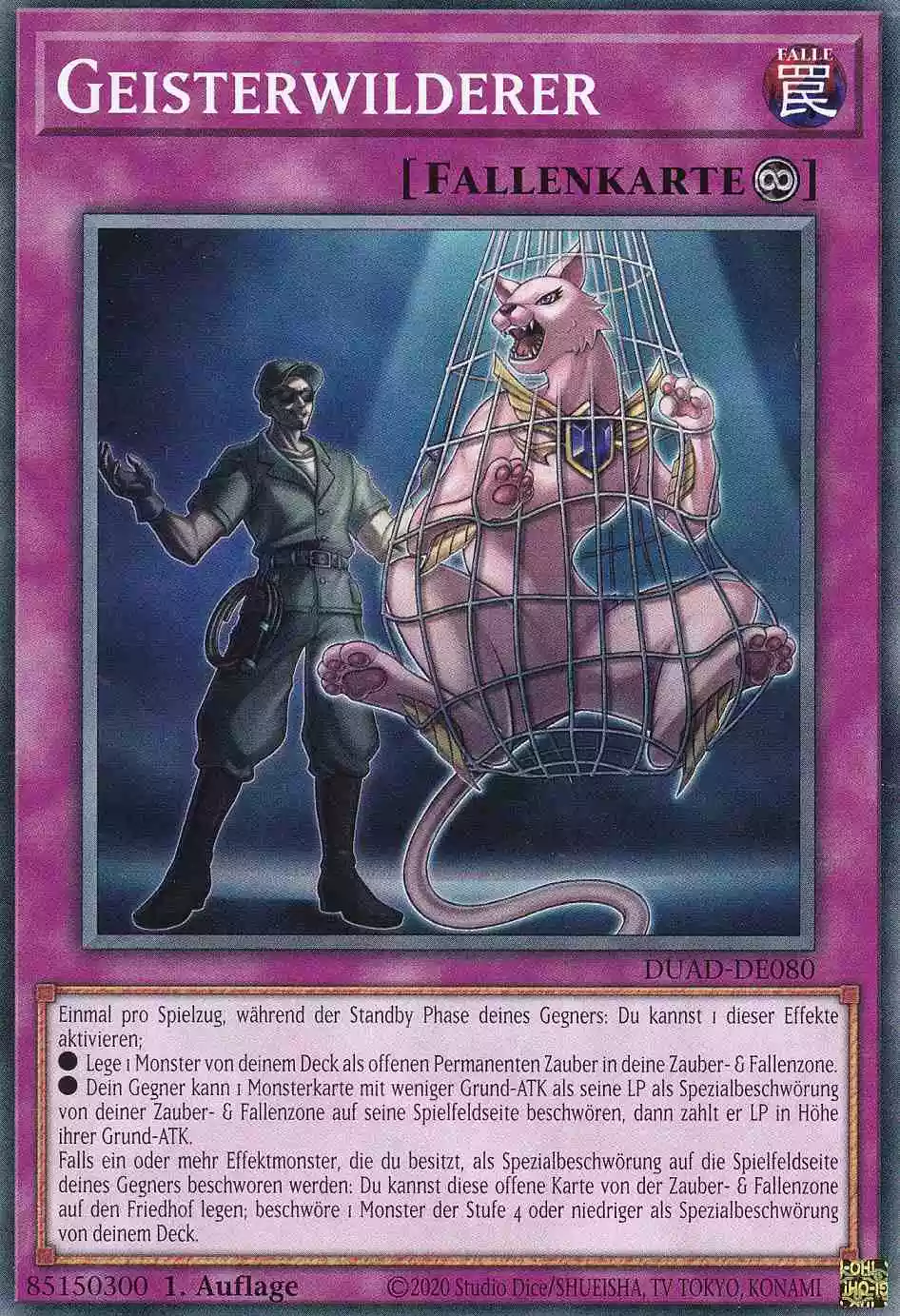 Geisterwilderer DUAD-DE080 ist in Common Yu-Gi-Oh Karte aus Duelist’s Advance 1.Auflage