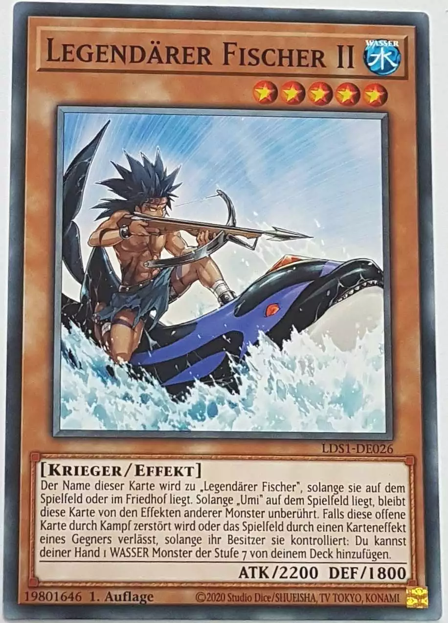 Legendärer Fischer II LDS1-DE026 ist in Common Yu-Gi-Oh Karte aus Legendary Duelists: Season 1 1.Auflage