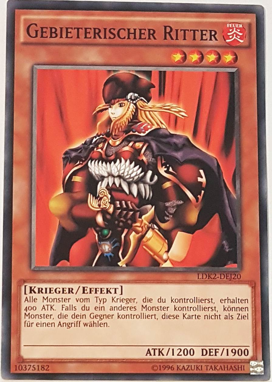 Gebieterischer Ritter LDK2-DEJ20 ist in Common Yu-Gi-Oh Karte aus Legendary Decks 2 